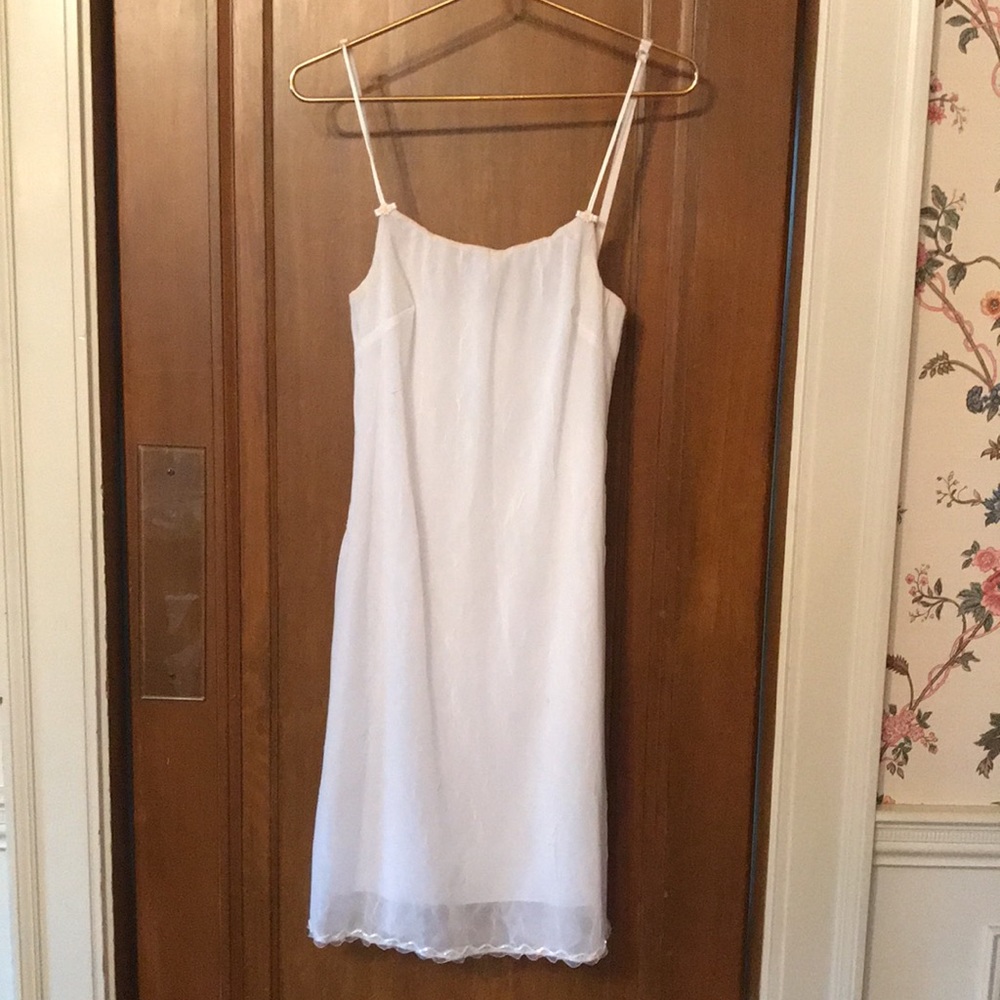 XS United Colors of Benetton white slip dress